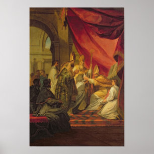 St Augustine förordnade som biskopen Poster