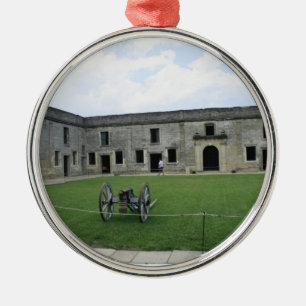 St Augustine fort Castillo de San Marcos II Julgransprydnad Metall