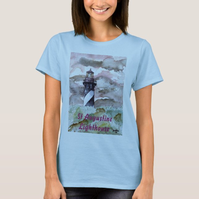 St Augustine fyr T Shirt (Framsida)