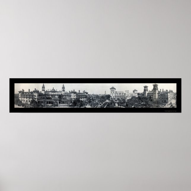 St Augustine Hotel FL Photo 1910 Poster (Framsidan)