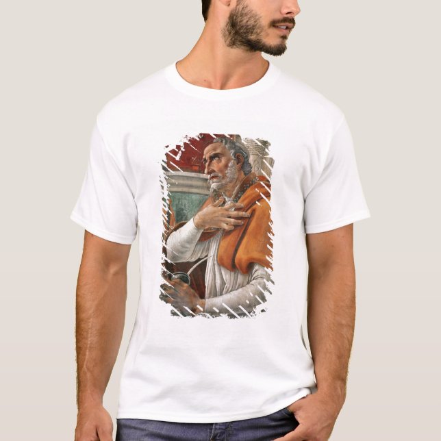 St Augustine i hans cell, c.1480 T Shirt (Framsida)