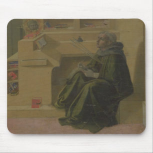 St Augustine i hans studie (predellaen av Barbaden Musmatta