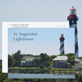 St Augustine Lighthouse Anastasia Island FLorida Vykort