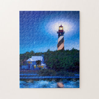 St Augustine Lighthouse - Florida Art Puzzle Pussel