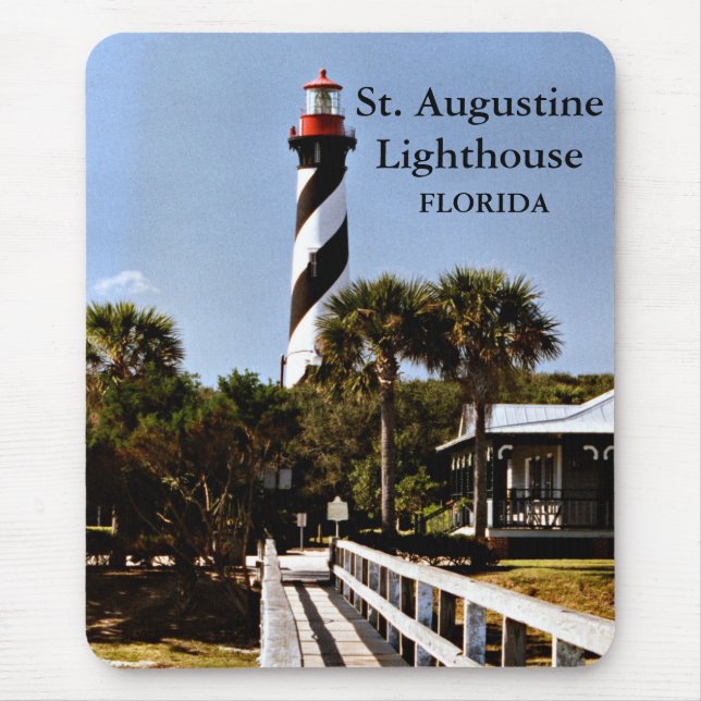 St Augustine Lighthouse, Florida Mousepad Musmatta (Framsidan)