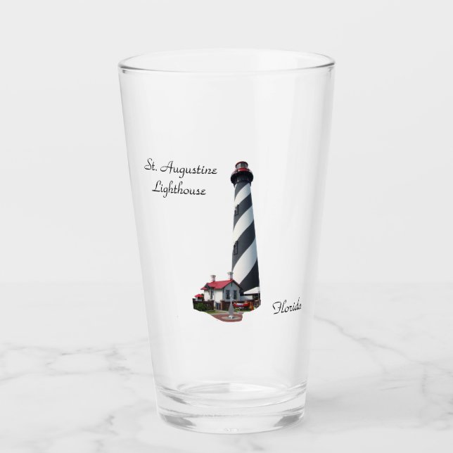 St Augustine Lighthouse-glas Glaskopp (Framsida)
