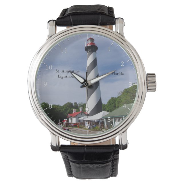 St Augustine Lighthouse-klocka Armbandsur (Framsida)