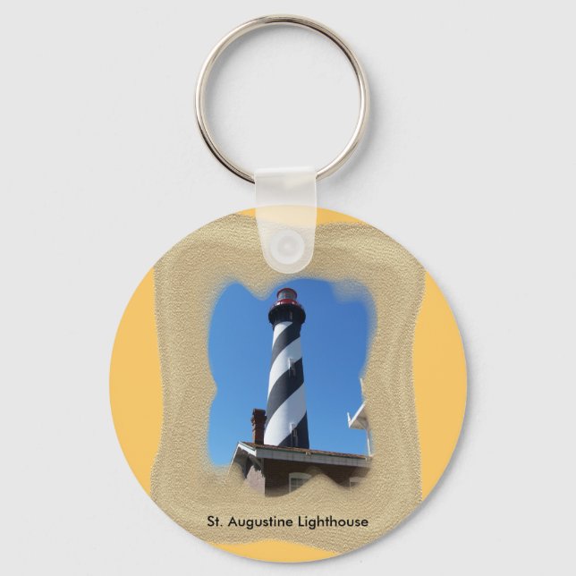 St. Augustine Lighthouse Nyckelring (Framsida)