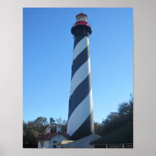 St Augustine Lighthouse Photo på en Poster