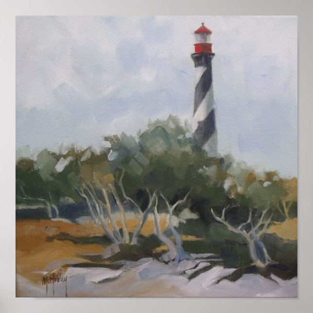 St. Augustine Lighthouse Poster (Framsidan)