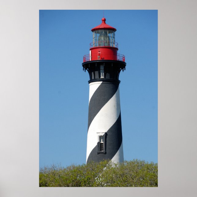 St Augustine Lighthouse Poster (Framsidan)
