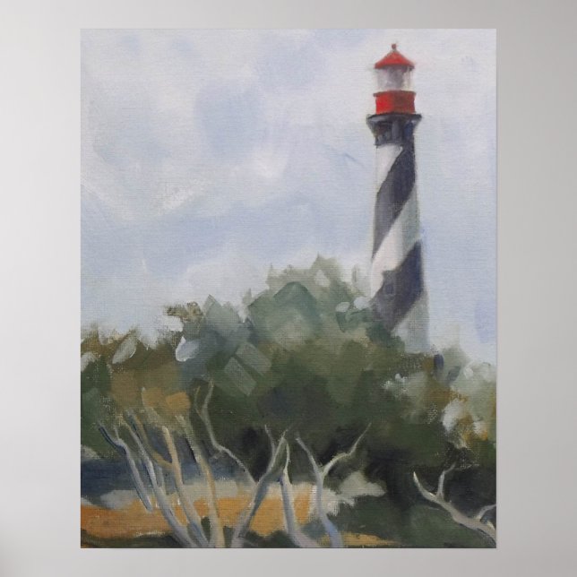 St. Augustine Lighthouse Poster (Framsidan)