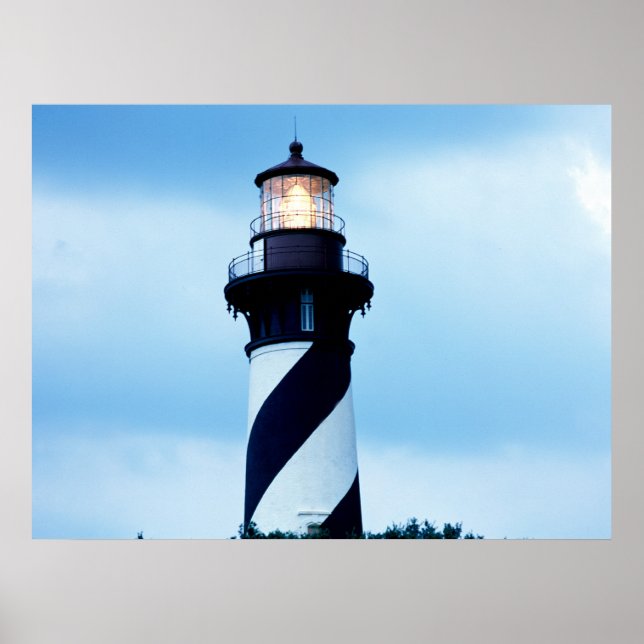 St Augustine Lighthouse Poster (Framsidan)