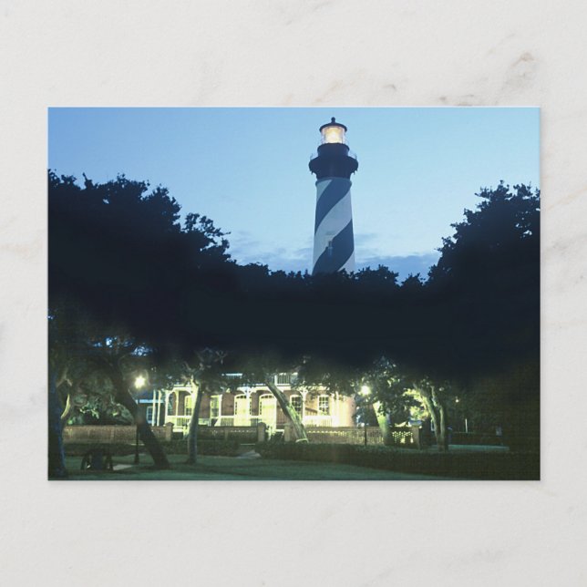 St Augustine Lighthouse Vykort (Framsida)