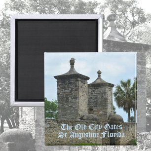 St Augustine Old City Grind Historic Florida Magnet