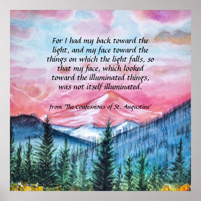 St. Augustine Poster (Framsidan)