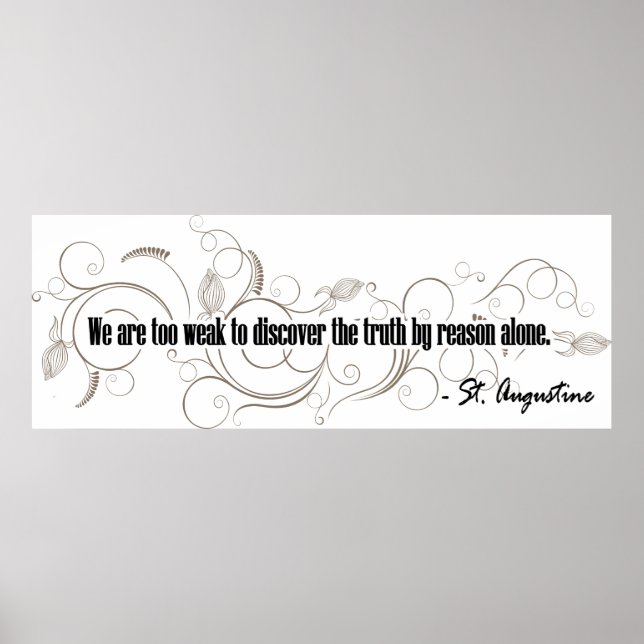 St. Augustine Poster (Framsidan)