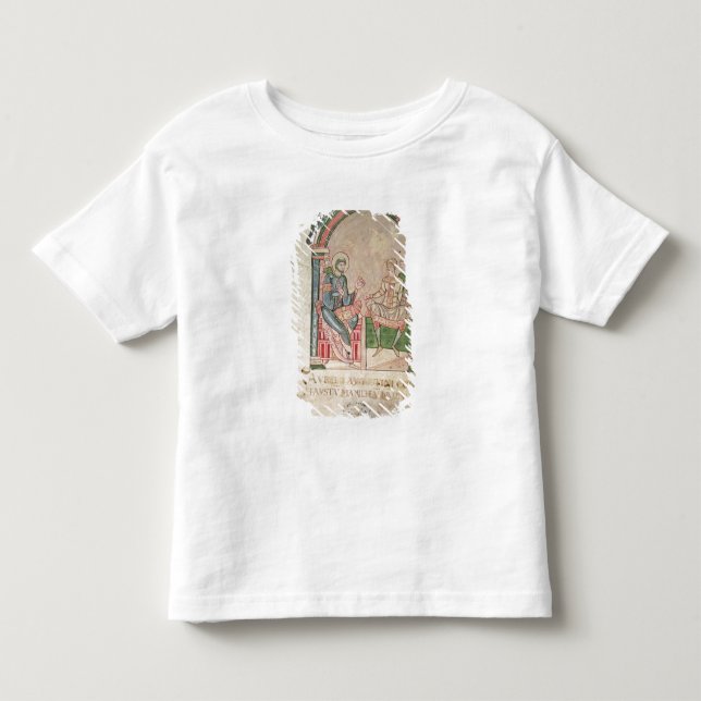 St Augustine som argumenterar med Faustus T-shirt (Framsida)