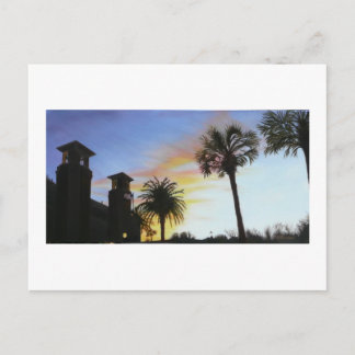 St Augustine vid Sunset Vykort