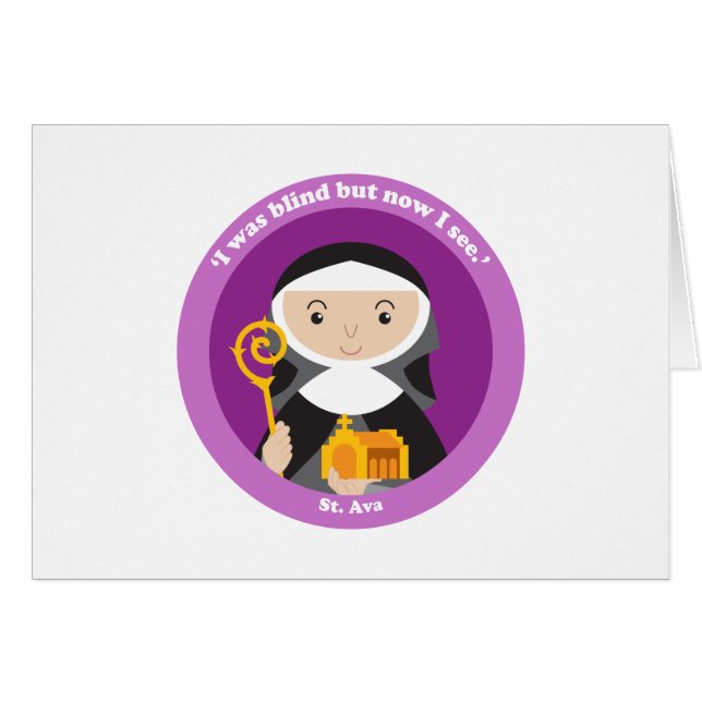 St. Ava Hälsningskort (Framsidan Horizontal)