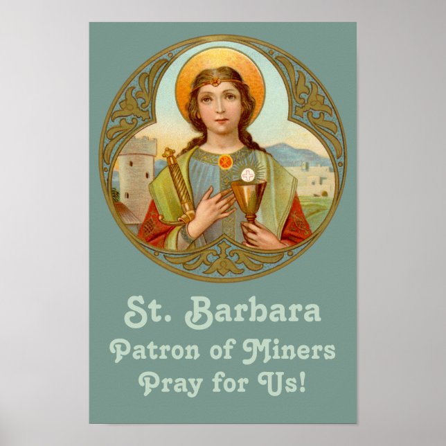 St. Barbara (BK 001) 11" x 16,5" Poster 1 (Framsidan)