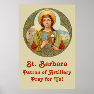 St. Barbara (BK 001) 24" x 36" Poster 2