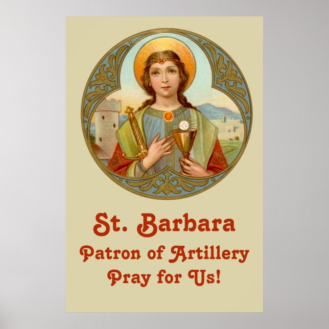 St. Barbara (BK 001) 24" x 36" Poster 2 (Framsidan)
