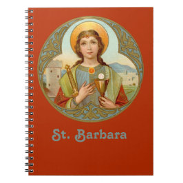 St. Barbara (BK 001) Anteckningsbok Med Spiral