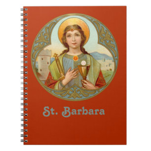 St. Barbara (BK 001) Anteckningsbok Med Spiral