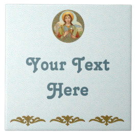 St. Barbara (BK 001) Ceramic Tile 2 Kakelplatta