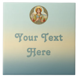 St. Barbara (BK 001) Ceramic Tile 3 Kakelplatta