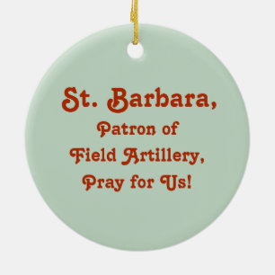 St. Barbara (BK 001) Julgransprydnad Keramik