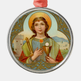 St. Barbara (BK 001) Julgransprydnad Metall