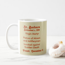 St. Barbara (BK 001) Kaffe Mugg 1c