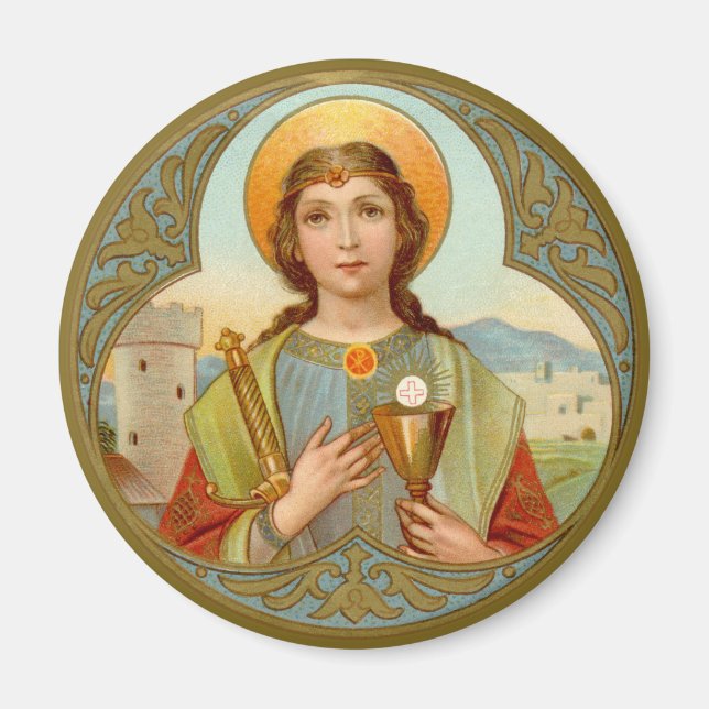 St. Barbara (BK 001) Magnet (Framsidan)
