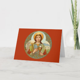St Barbara (BK 001) Vågrät Blank Hälsning Kort