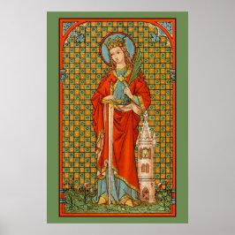 St. Barbara (JP 01) 24" x 36" Poster 2