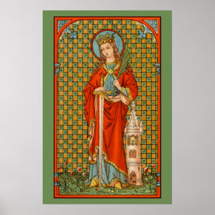 St. Barbara (JP 01) 24" x 36" Poster 2