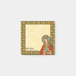 St. Barbara (JP 01) 3"x3" Square Post-it Block