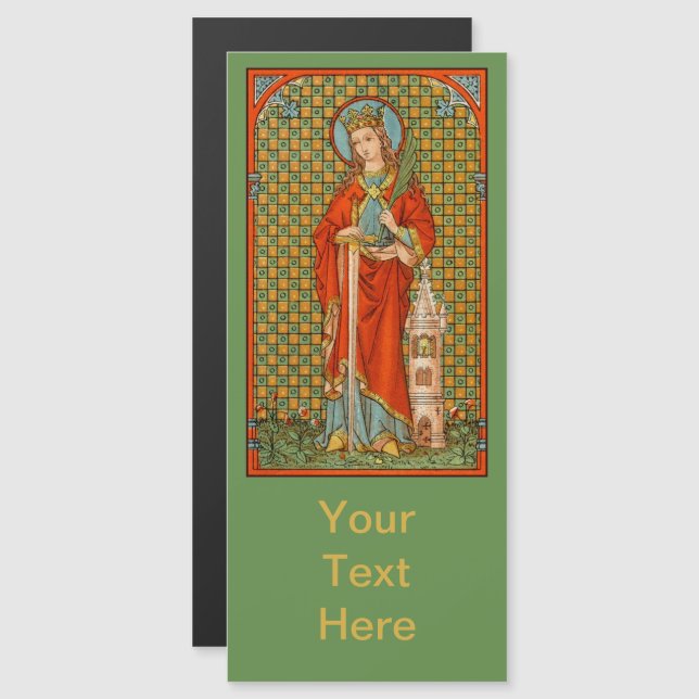 St. Barbara (JP 01) 4"x9" (Fram/baksida)