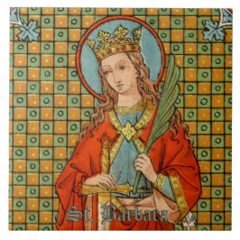 St. Barbara (JP 01) Ceramic Tile 1 Kakelplatta