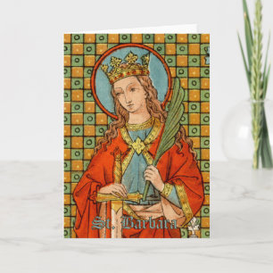 St. Barbara (JP 01) Greeting Card 1 Kort