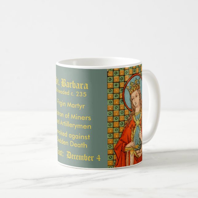 St. Barbara (JP 01) Kaffe kopp 1.2a (Framsida höger)