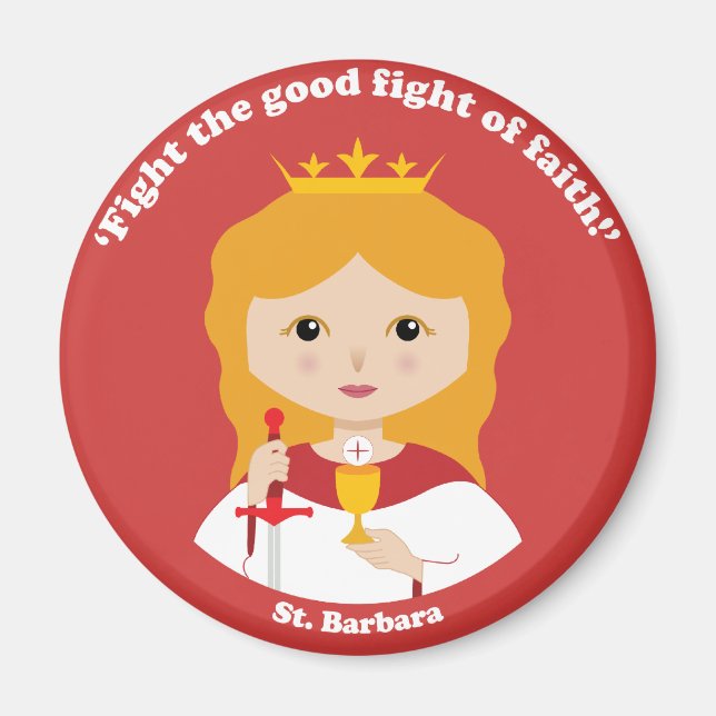 St. Barbara Magnet (Framsidan)