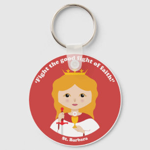 St. Barbara Nyckelring