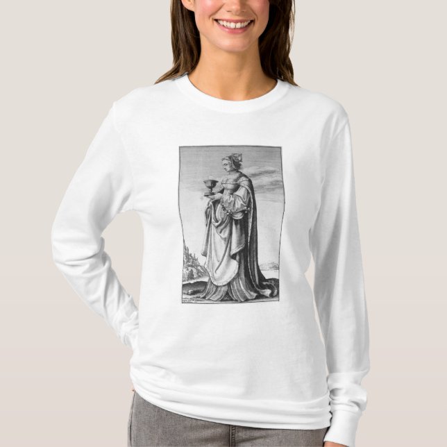 St. Barbara som etsas av Wenceslaus Hollar, 1647 Tröja (Framsida)