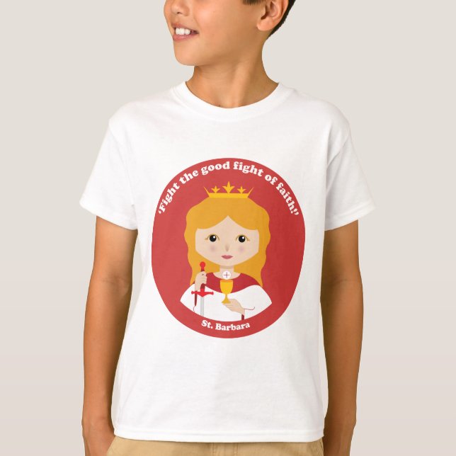 St. Barbara T Shirt (Framsida)