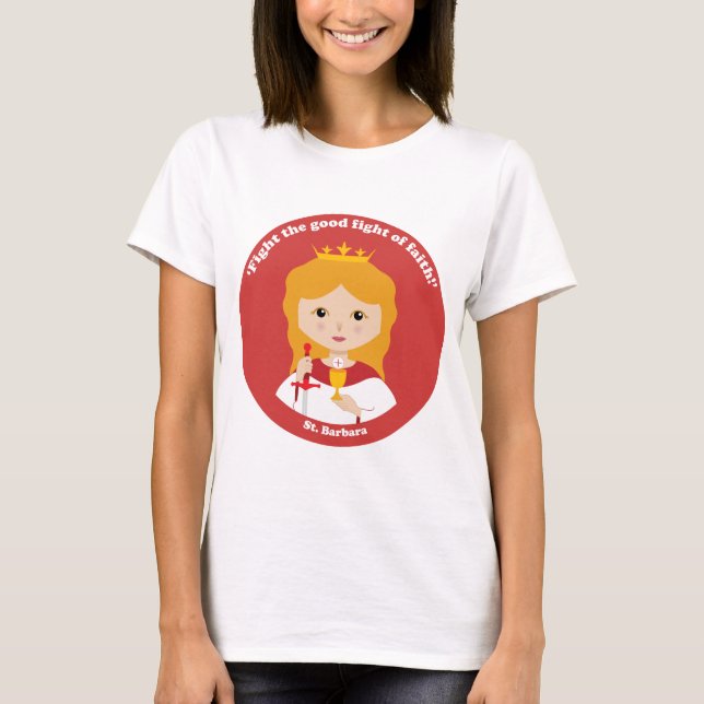 St. Barbara T Shirt (Framsida)