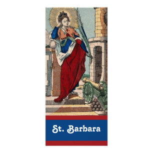 St. Barbara with Artillery (M 007) Reklamkort