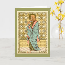 St. Barnabas the Apostle (RLS 02) Blank Hälsning Kort